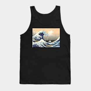 Hokusai - the great wave of kanagawa Japanese art Tank Top